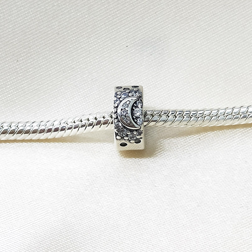Sun and Crescent Moon Fixed Clasp Beaded Women's Jewelry Accessory